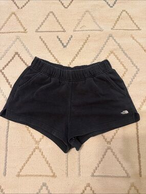 The North Face Black Elastic Waist Athletic Sweat Shorts